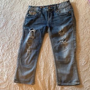 Rock revival size 27 Vivian Crop Jeans